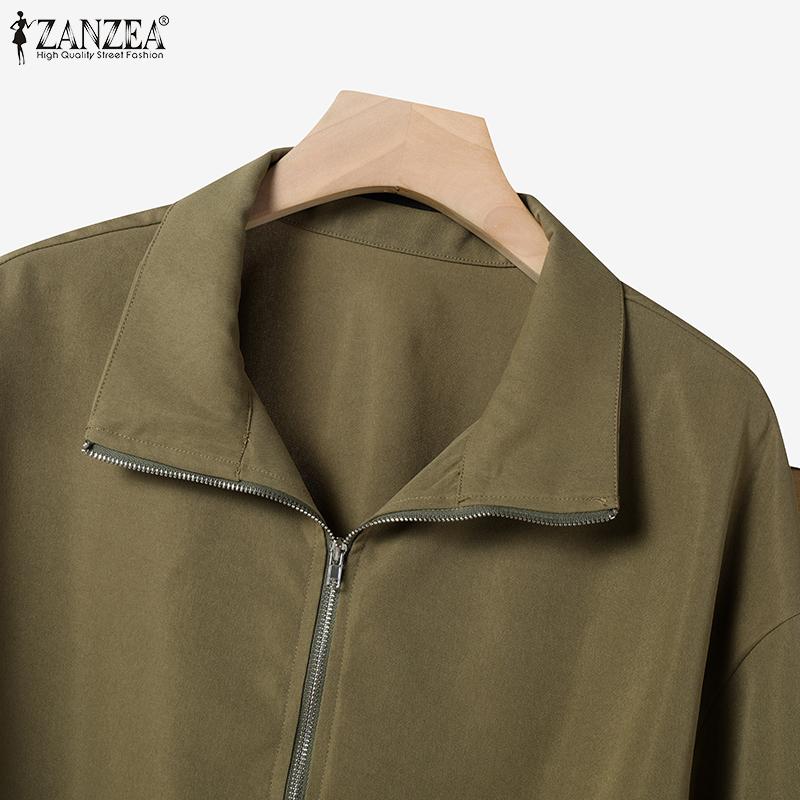 ZANZEA Женский кардиган, тонкая верхняя одежда и юбки, повседневный комплект из двух предметов