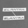 HWCB2 Suitable for Elantra rear car emblem Hyundai black ELANTRA trunk car emblem modification badge