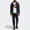 Adidas Crossup FZ Basketball Hoodie Jacket Men Outerwear Black EJ2145