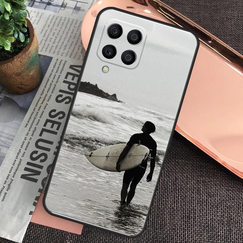 Surfer Surf Hang Loose Shaka Case For Samsung Galaxy M15 M55 M13 M23 M33 M53 M31 M51 M14 M34 M54 M20 M30s M12 M32 M52