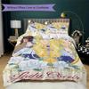 The Rose of Versailles Pattern Bedding,Quilt Set Quilt Cover Pillowcase Home Birthday Gift (1*duvet cover+2*pillowcase,without core)DSJT0925271