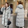 Puff Down Cotton-padded Clothes Women's 2025 Winter New Long Hooded Knee Cotton-padded Clothes Bread Clothes Cotton-padded Jackets Warm Jacket