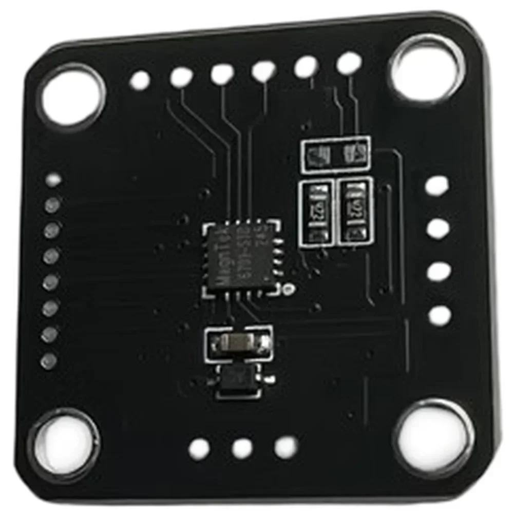 MT6701QT 2*Магнитный энкодер 0-360 градусов Магнитный энкодер Датчик измерения угла индукции Модуль с интегрированным детектированием нажатия