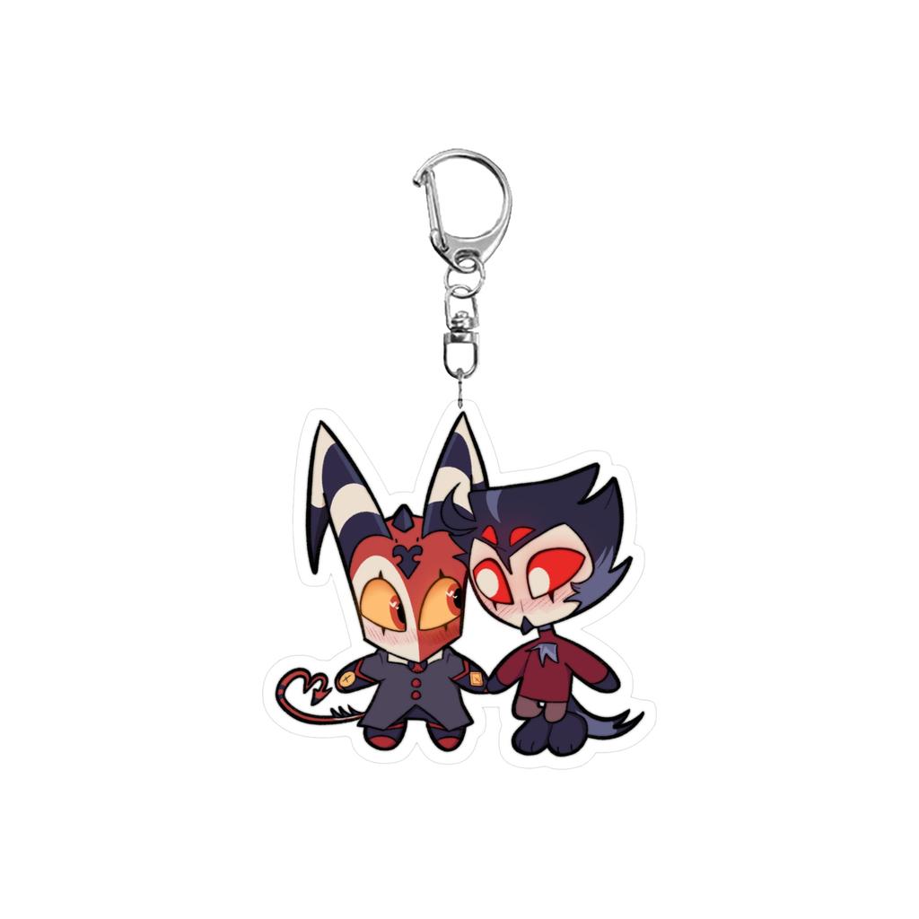 2D Плоский, Акриловый Мультяшный Брелок, Можно Повесить на Школьные Рюкзаки, Сумки через Плечо, Ключи, Милый Брелок, Украшение для Одежды.