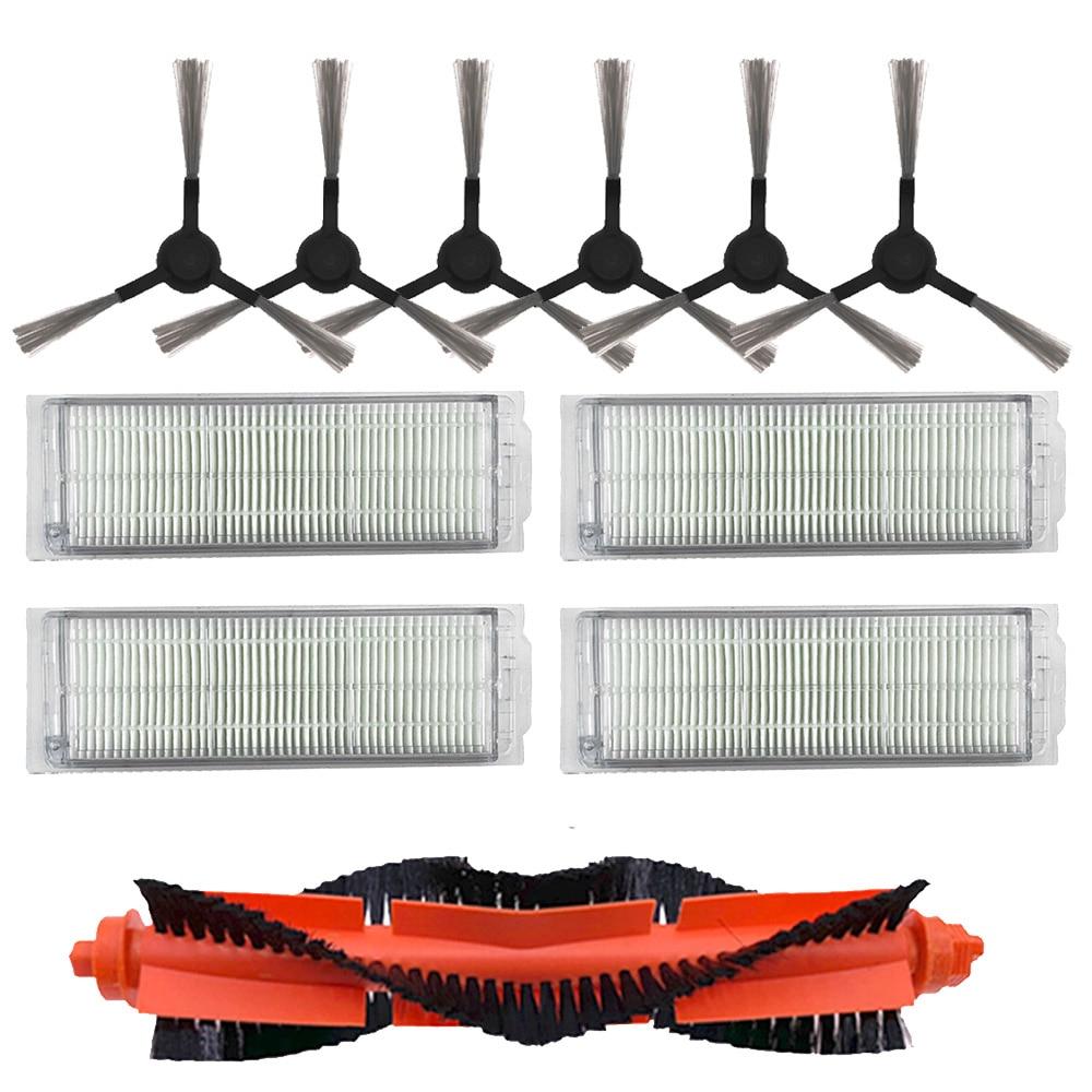 Основная щетка Hepa-фильтр, боковая щетка, ткань для швабры для робота-пылесоса xiaomi STYJ02YM Conga 3490 Viomi V2 PRO, фильтр V-RVCLM21B