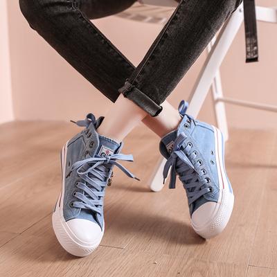 2024 Пары Ковбой Толстая подошва Нескользящая Мужская Платформа Повседневная Спортивная Холщовая Вулканизированная Обувь для Женщин Женские Кроссовки Сандалии