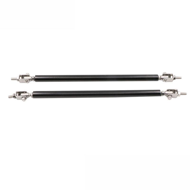 Car Front Bumper Lip Splitter Rod Support Bars 2Pcs Adjustable Stainless Steel for Reinforcing Front Splitter and Rear Diffuser