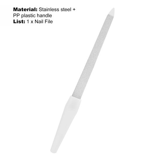 Многофункциональный инструмент для полировки ногтей с двойной головкой и нескользящей ручкой