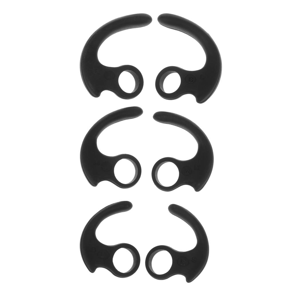 3 пары мягких силиконовых амбушюров для наушников, силиконовый чехол, крючки-вкладыши, аксессуары для наушников, вкладыши