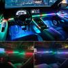 14 In 1 Car Symphony Ambient Light RGB LED Atmosphere Acrylic Strip Remote APP