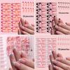 120-Piece Press-On Nails Set: Elegant French Nude Manicure with Easy-Remove Design