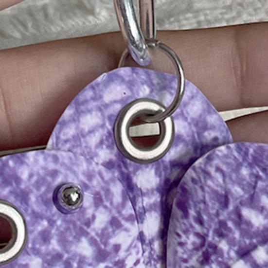 Брелок-подвеска в форме цветка, реалистичный внешний вид, легкий сплав, органайзер для ключей, цветочная декорация для сумки