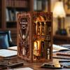 Ретро DIY Деревянный книжный уголок Вставка в книжную полку Миниатюрные наборы Философская библиотека Книжная полка Домашний декор Взрослые Ручная работа Подарки