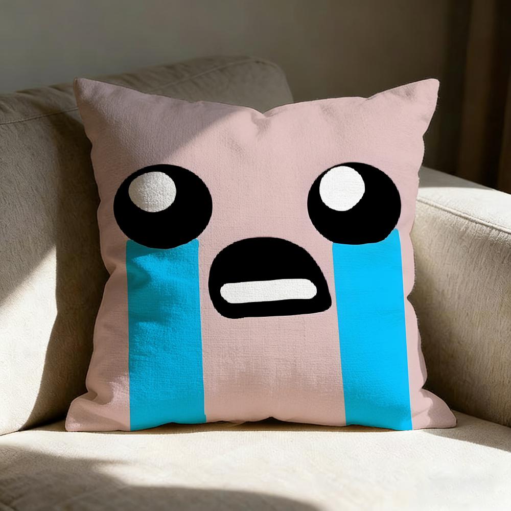 The BBinding Of Isaac Pillow Case Linen Pillow Covers Cover For Couch Living Room Bench Patio Floor Linen Home Decor