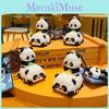 Cute Silicone Panda Baby Bumper Car Key Ring Fashionable Car Key Holder Ideal Gift