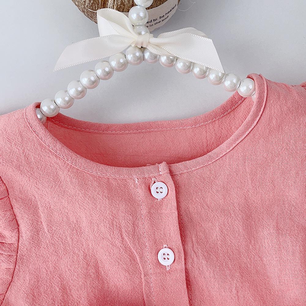Girls Summer Fashion Print Spliced Dress Cute Bow Flutter Sleeve Princess Party Dress For Kids