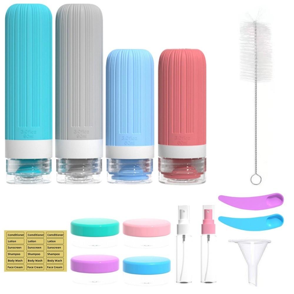 Leak-Proof Squeeze Liquid Bottle Kit Empty Cosmetic Container  Sub-bottling Tool