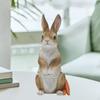 Rabbit Statue Decor Ornament Cute Housewarming Gift Figurine Sculpture for