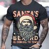 New Christmas Funny Santa Claus Graphic T-shirt 3d Printing Summer Sports Men's T-Shirt Children's Tee Y2k Woman