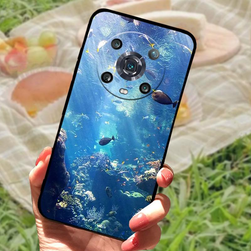 Чехол для Honor Magic 6 4 Lite 5G Модный ударопрочный силиконовый чехол для телефона Для Honor Magic 4 Pro 5G Honor X9B 5G Защитный Fundas
