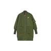 Sportswear Synthetic-Fill Logo Mid-Length Warm Coat Long Sleeve Cotton Jacket Women Coats Canvas-Olive-Green CV1630-395