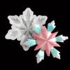 2pcs Christmas Silicone Resin Mold Set - Large Snowflake Shape for DIY Ornaments, Jewelry Making & Winter Home Decor