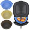 Air Fryer Mat Silicone Baking Pan Air Fryers Liner Reusable Silicone Air Fryers Basket Household Supplies