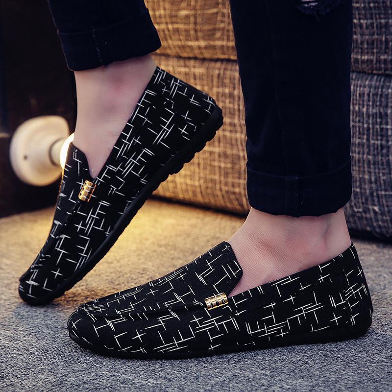 Мужские туфли Bean Shoes слипоны British Shoes Мужская повседневная обувь Лоферы