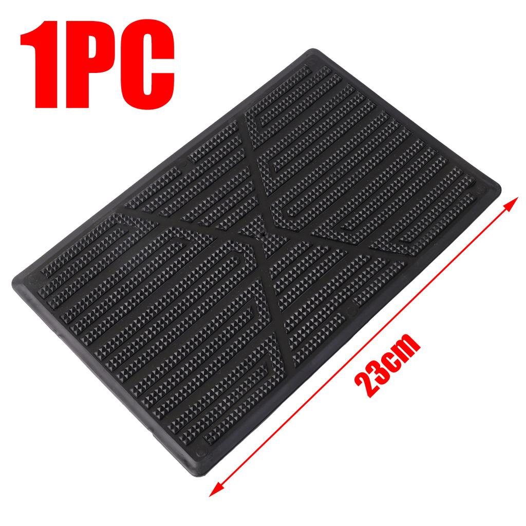 High-quality Plastic Car Foot Mat for Main Driver with A Meter Shaped Pedal Minimalist Interior Accessories Universal Floor Mats