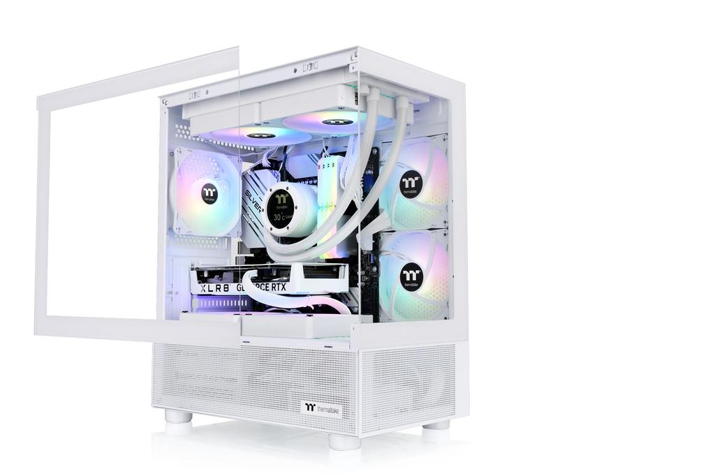 Корпус для ПК Thermaltake View 170 TG ARGB Snow Mini Tower, белый CS9125 Micro-ATX CA-1Z4-00M6WN-00