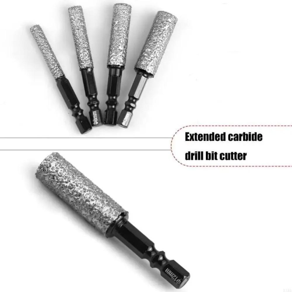 1pc /3pcs Dry-drilling Tile Hole Opener Marble Tile Drill Bit  Tiles Brazing Glass Marble