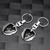 Car Universal Metal Keychain Keyring Accessories For Mitsubishi Lancer 10 Xpander Pajero 4 Montero V73 Triton Evolution Evo