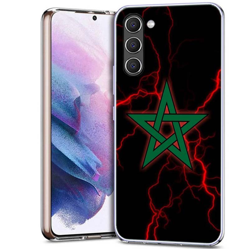 Чехол для телефона с флагом Марокко для Samsung A16 A26 A36 A56 A17 A37 A57 A07 A06 A02S A12 A22 A32 A52S A72 Galaxy A70 A50S A71 A51