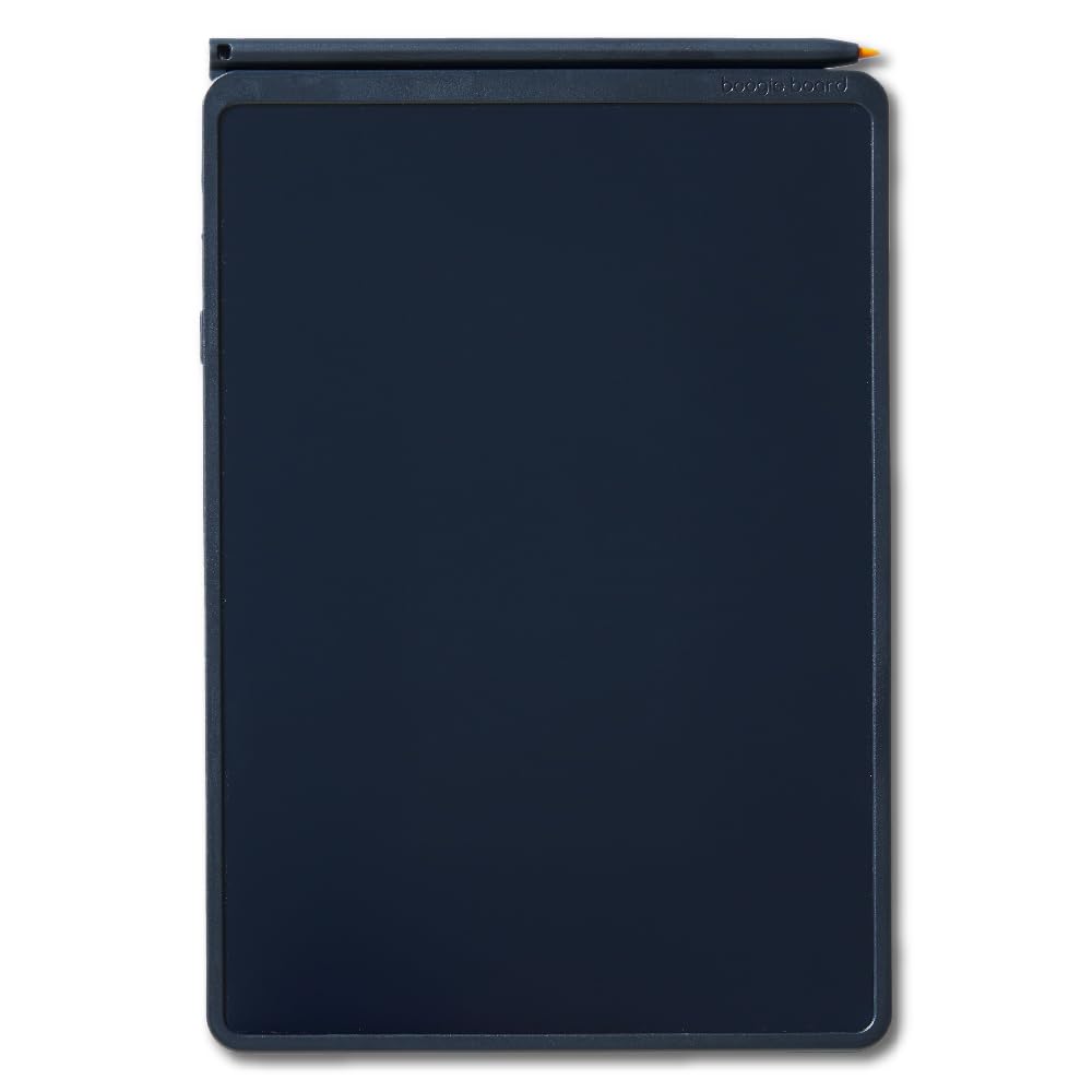 King Jim Boogie Board Electronic Memo Erasable Replaceable Black 8.5-inch Pad, Lock, Battery, BB-20-BK,