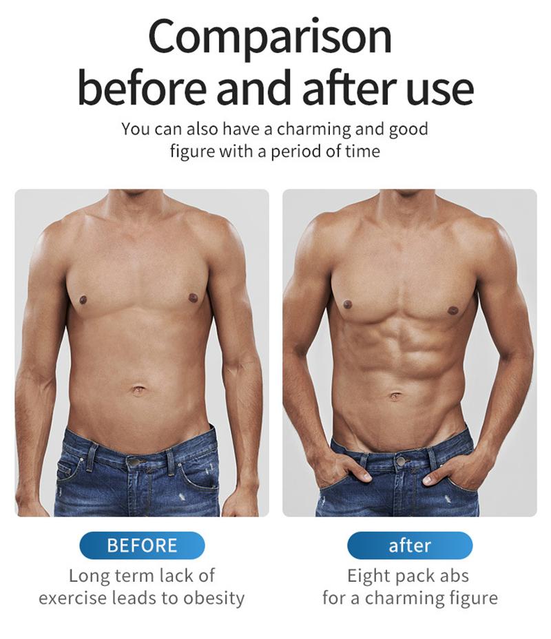 120cm Smart EMS Muscle Stimulator Slimming Belt Abdominal Muscle Trainer Toner Body Shaping Weight Loss Fitness Equiment