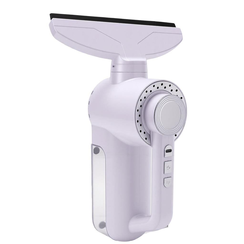 Window Vacuum Squeegee Cordless Electric Window Cleaner Tool with Spray Bottle 2 Gears Suction for Glass Shower Doors