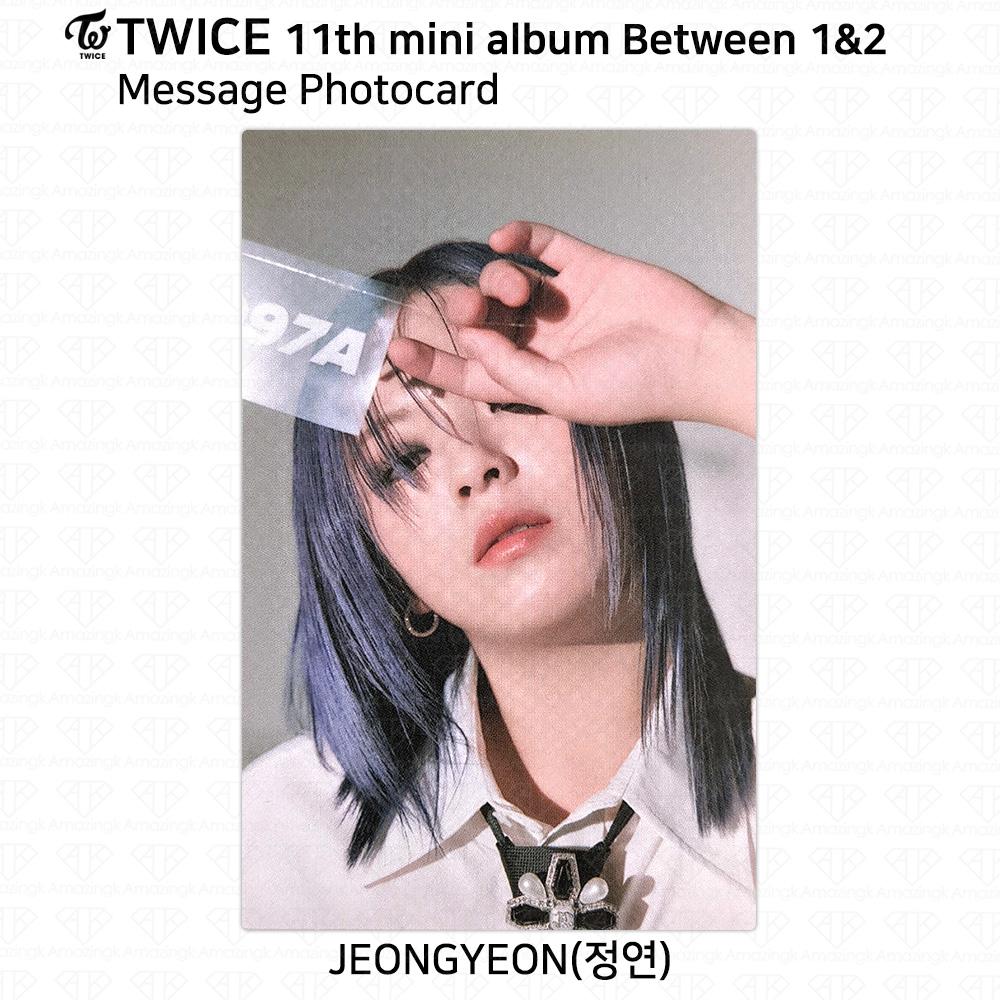 Twice 11-й мини-альбом между 1 и 2 Чонён Фотокарточка Открытка Polaroid POB