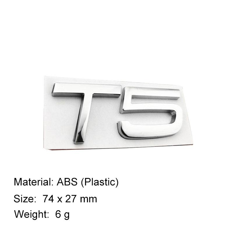 3D Премиум T3 T4 T5 T6 T8 V8 AWD для автомобиля Капот двигателя Крыло багажник Хвост Задняя наклейка Эмблема Значок Стикер