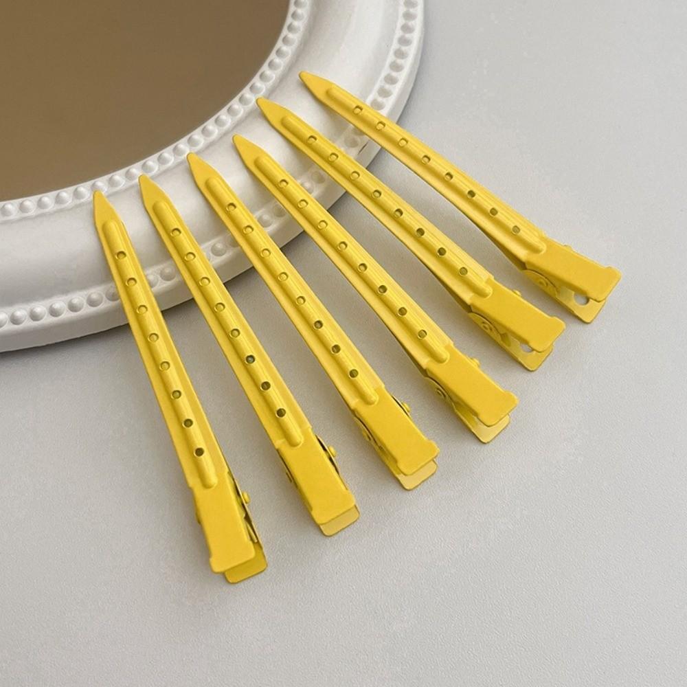 6/12pcs 6/12pcs Styling Hairpins Polychromatic Design Sectioning Clamps Haircut Tools