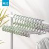 CHAHUA 10-Pack Non-slip Pants Hangers