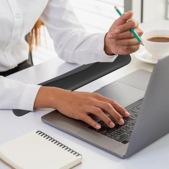 Коврик для мыши с подставкой для запястья из резиновой пены с эффектом памяти, очень толстая нескользящая основа, износостойкая