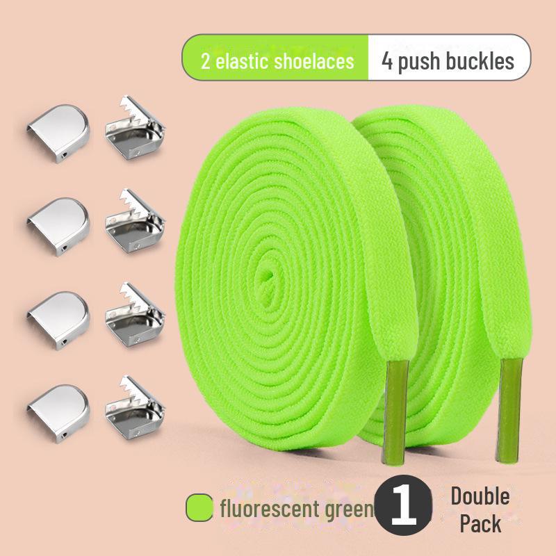 Белая эластичная пряжка для шнурков без завязок для взрослых и детей