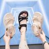Slippers Soft-soled Sandals 2025 New Women's Super Fire Beach Shoes Summer with Skirts Are Not Tired