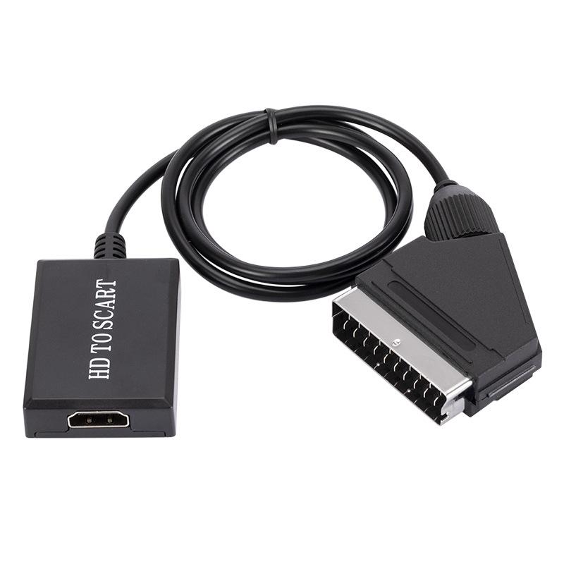 1м HDMI на SCART Видео и Аудио Конвертер Адаптер