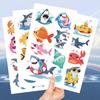 Hot Cartoon Shark Tattoo Stickers Waterproof Festival Party Party Children Disposable Tattoo Stickers