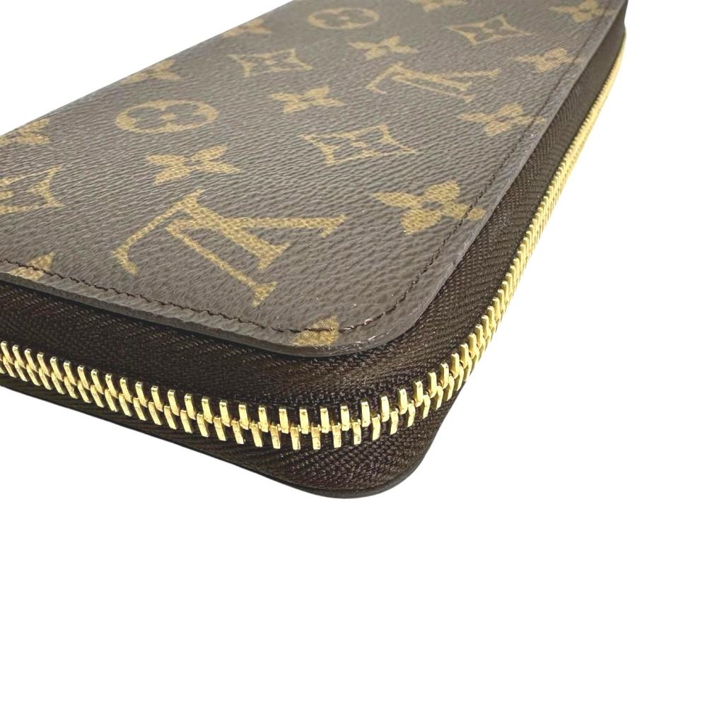 Louis Vuitton Кошелек Zippy Monogram, канва Monogram, коричневый, женский, M42616, б/у
