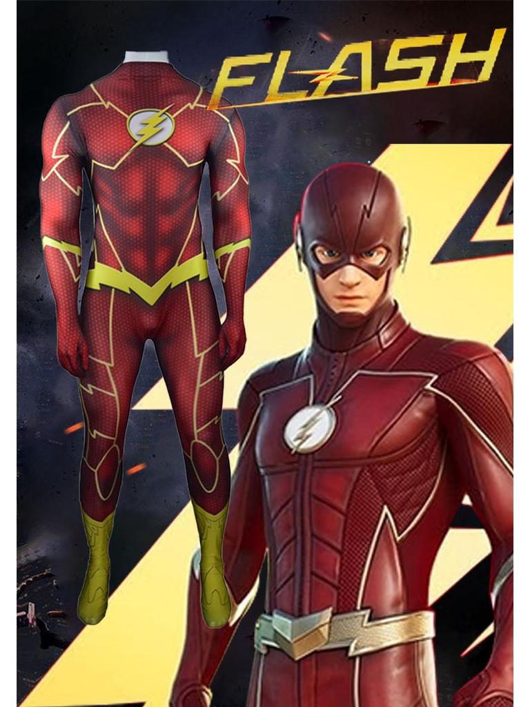 Halloween Muscle Flash Cosplay Costume for Kids & Adults