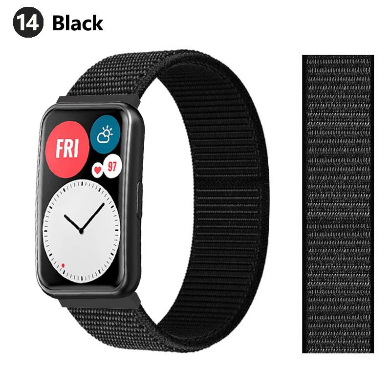 Нейлоновый ремешок-петля Для Huawei Watch FIT Ремешок Умные часы Аксессуары Браслет на запястье correa Пояс браслет pulseira Huawei Watch fit Ремешок