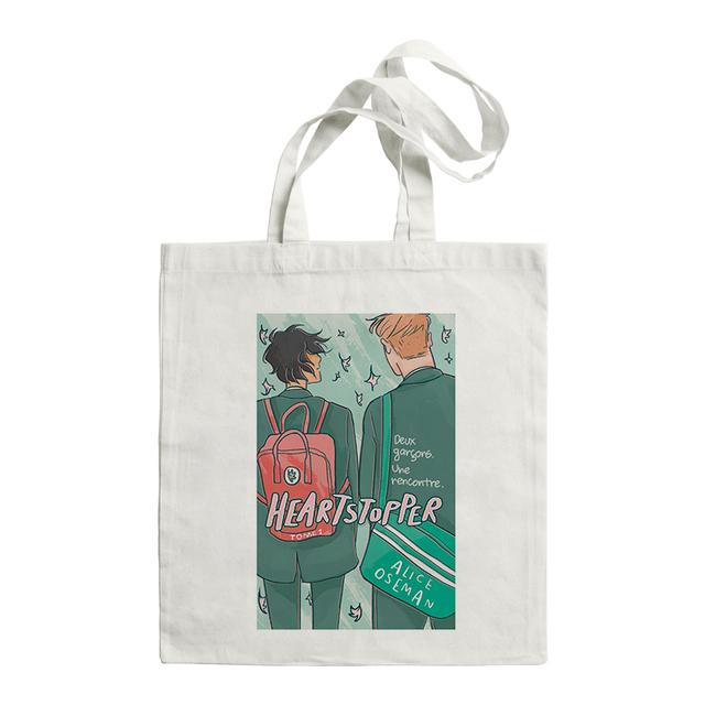 Hi Heartstopper Leaves Women Shopper Bags Shopping Bag Travel Tote Bag College Retro Shoulder Bag Large Capacity Student Handbag