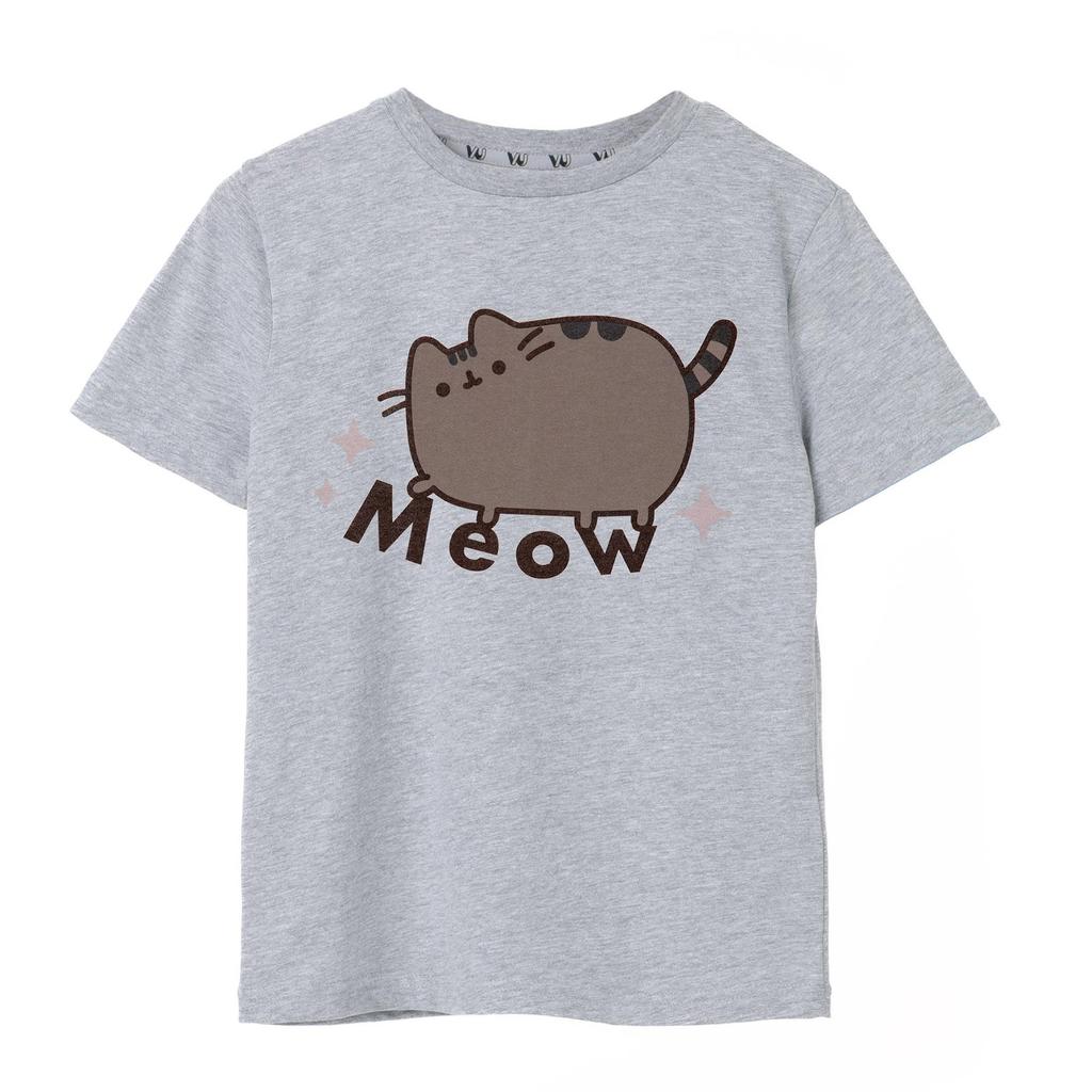 Pusheen Футболка для девочек «Мяу»